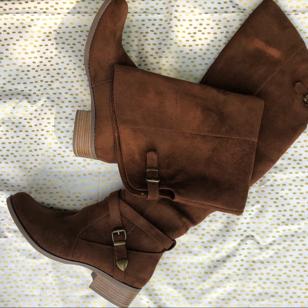 Vegan Suede Boots
